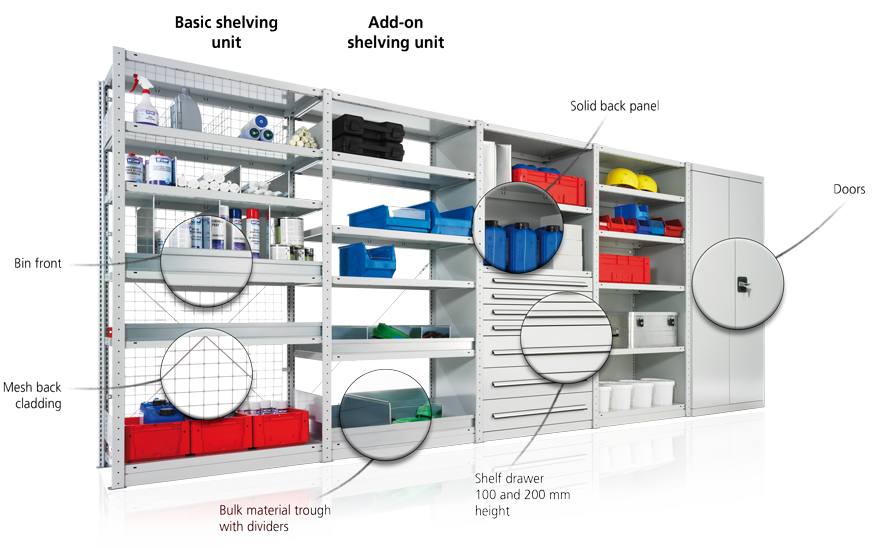 basuc shelving unit