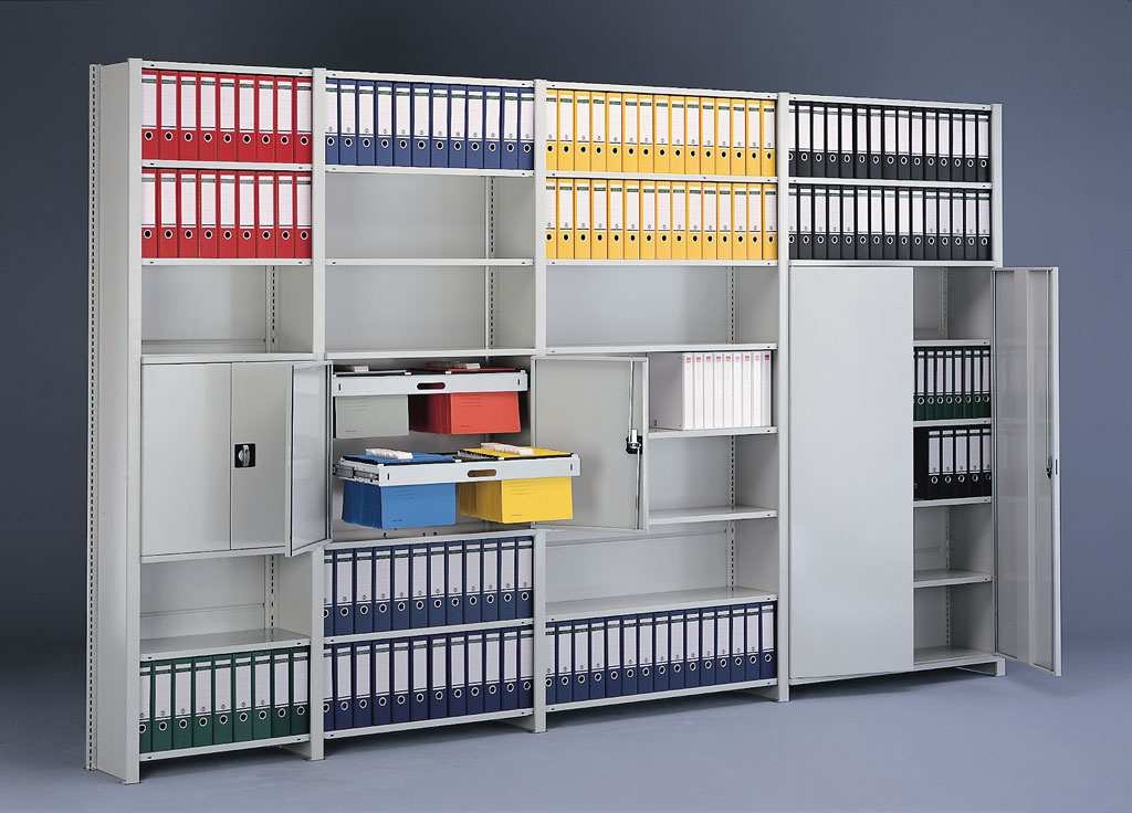 office shleving with cabinet